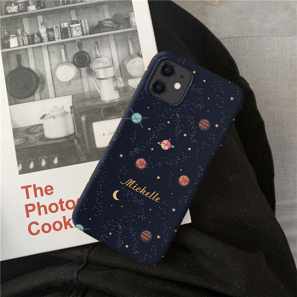 Space Planets for Galaxy S20 S10 S21 plus case Samsung Note 10 S10 case S9 plus case S9 Note 9 S8 plus Samsung A50 A70 A71 A51 S7 Hard o73