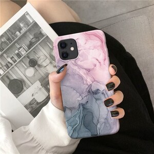 Blush Marble for iPhone 15 14 13 12 11 Pro Max case iPhone XR case iPhone XS Max Case iPhone X Case iPhone 7 8 Plus case apple case o174