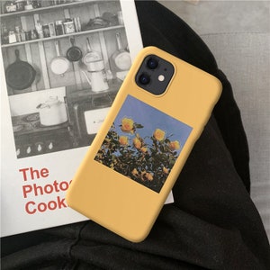 Yellow Floral for iPhone 15 14 13 12 11 Pro Max case iPhone XR case iPhone XS Max Case iPhone X Case iPhone 7 Plus iPhone 8 Plus case o138