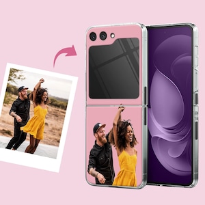 Custodia con foto personalizzata per Samsung Galaxy Z Flip 6 3 4 5 5g Custodia per telefono con immagine personalizzata Custodia per Google Pixel 9 Pro Fold Custodia carina per Galaxy Z Fold 3 4 5 5G