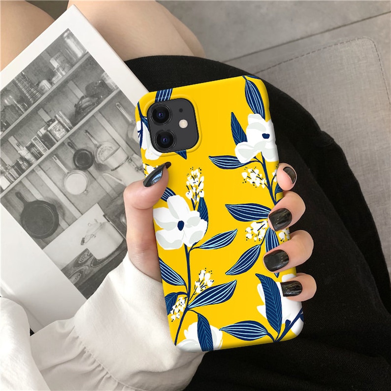 Yellow Floral iPhone 11 case 11 Pro Max case iPhone XR case Etsy