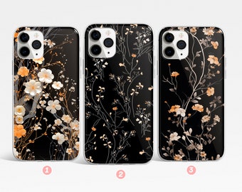 Wild Flowers case for Samsung S23 S22 ultra S21 FE 5G S20 S10 Plus S9 Galaxy Note 20 10 Galaxy A54 A34 A24 A14 A13 A51 M34