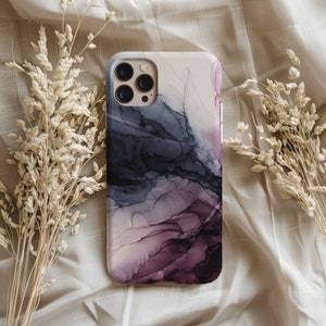 Aubergray Marble iPhone 15 14 13 12 11 Pro Max case iPhone XR case 12 mini iPhone XS Max SE 2022 iPhone X 7 8 Plus apple Hard Tough o171