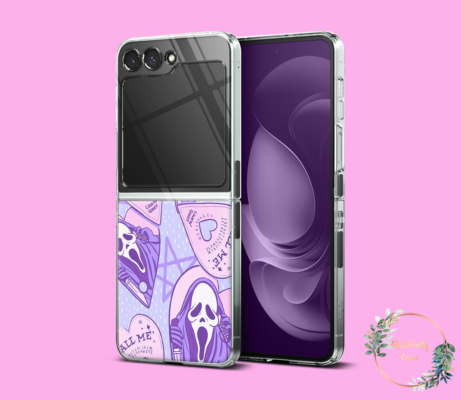 Halloween Case for Samsung Galaxy Z Flip 3 4 5 5g Phone Case 