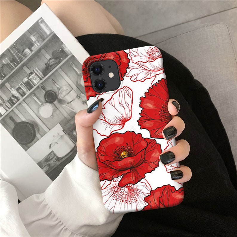 Poppy Flowers iPhone 11 Pro Max case iPhone XR case iPhone XS Etsy