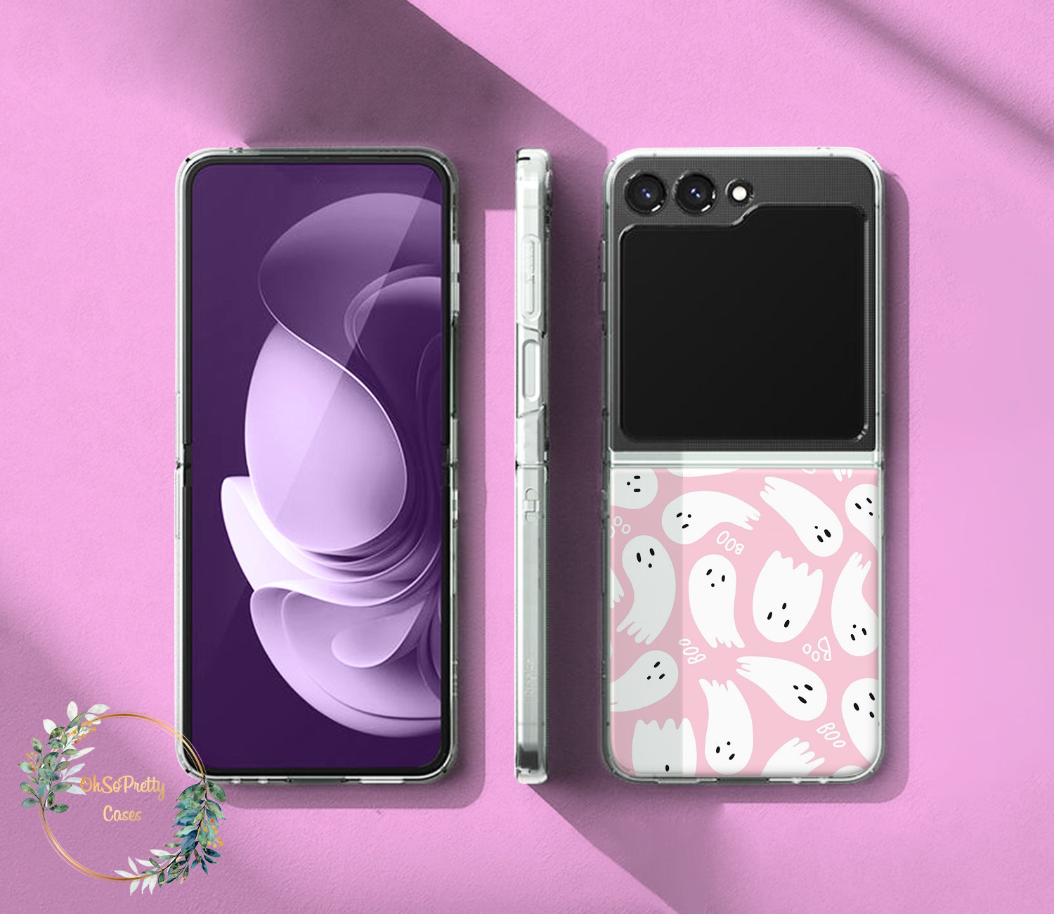 Pink Galaxy Z Flip 3 Case 