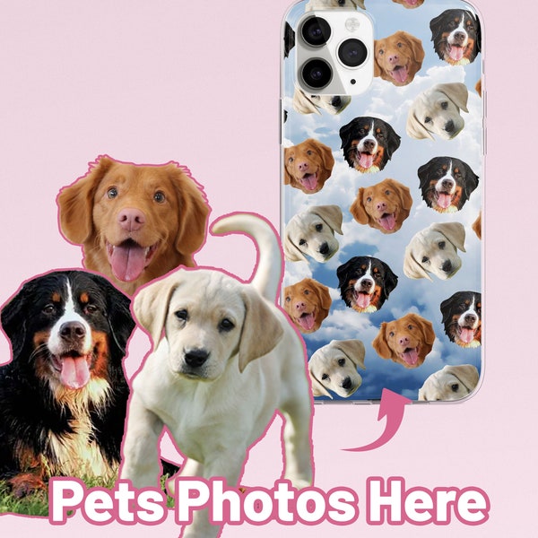 Custom Pet Phone Case Using Pet Photo + Name Custom Dog Phone Case Custom Cat Phone Case Personalized Phone Case Cat iPhone Case