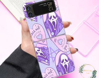 Coque Halloween pour Samsung Galaxy Z Flip 3 4 5 5g coque de téléphone Galaxy Z Fold 3 4 5 5G coque mignonne