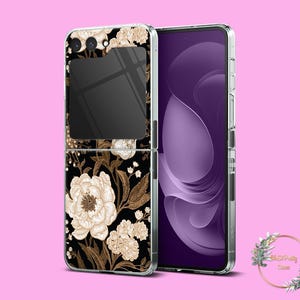 Japan Flowers case for Samsung Galaxy Z Flip 7 6 3 4 5 5g phone case Moto Razr Google Pixel 9 Pro Fold Galaxy Z Fold 7 6 5 4 5G cute case 58
