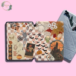 Halloween case for Kindle Case Paperwhite 2024 2022 Cover 12th 11th Oasis 2 3 Gen 5 6 6.8 in, Colorsoft Kindle Scribe Book Lover Gift