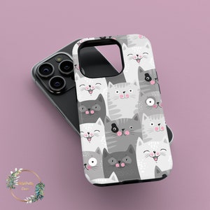 Happy Cats Google Pixel 3a case Pixel 3a XL Pixel 2 case Pixel xl 2 case OnePlus 7 Pro case google pixel 2 pixel xl 2 pixel 3 OnePlus 6T o35