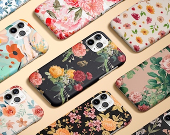 Flowers for Samsung Galaxy S23 S22 S21 case fits Samsung Note 20 S10 case S9 plus case s20 Fe Ultra Note 9 Samsung A50 A70 A71 fl2-