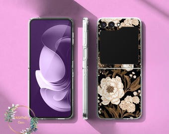 Japan Flowers Case for Samsung Galaxy Z Flip 6 3 4 5 5g