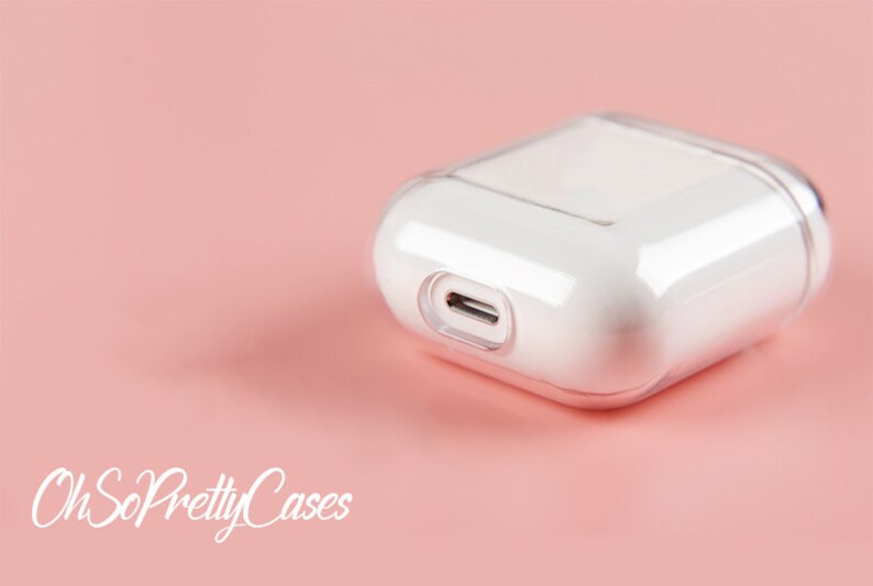 Floral Customized AirPod Case with keychain AirPods Pro case Protective Initials Monogram Name Airpods Case Hard personalized a3 a99