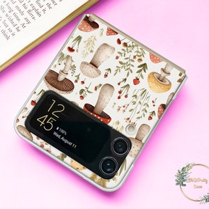 Mushrooms case for Samsung Galaxy Z Flip 7 6 3 4 5 5g phone case Moto Razr Google Pixel 9 Pro Fold Galaxy Z Fold 7 6 5 4 5G cute case oh5_1