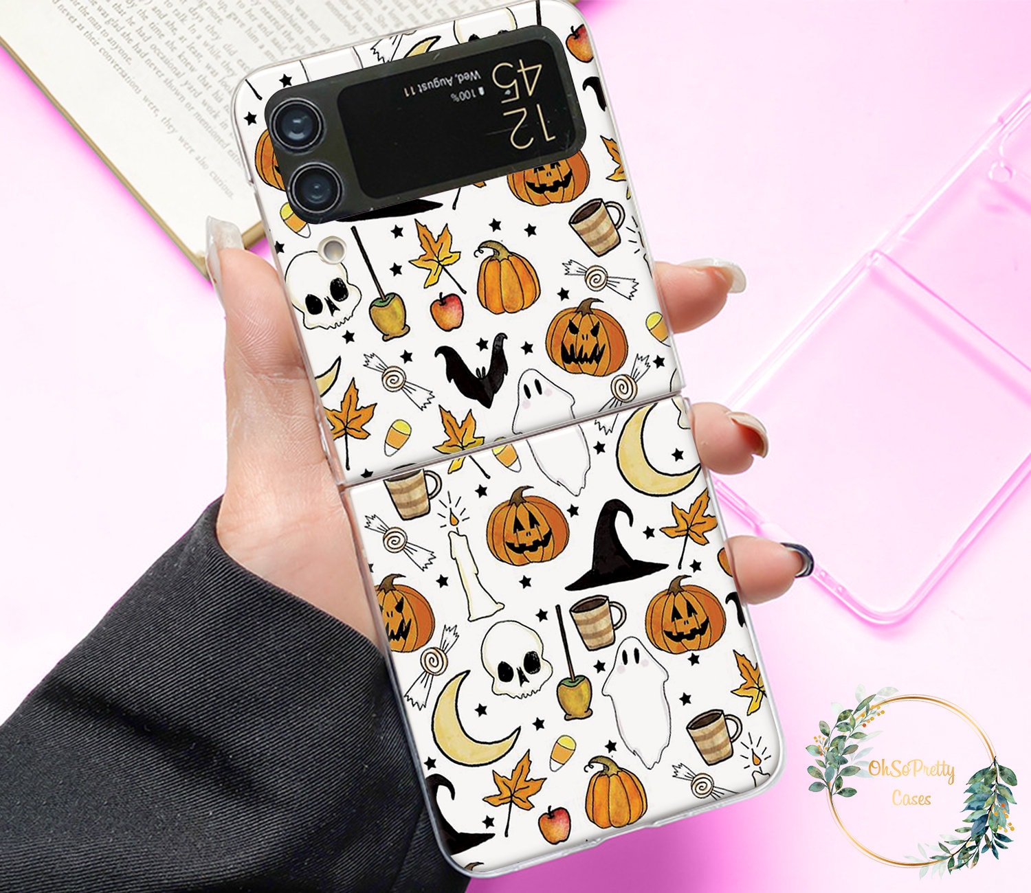 Graphic Printed Phone Case For Galaxy Z Flip 4 For Galaxy Z Flip 3 For  Galaxy Z Flip 5,gift For Easter Day, Christmas Halloween Deco/gift For  Birthday, Girlfriend, Boyfriend, Friend Or Yourself 
