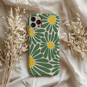 Coque Retro Daisy for Samsung Galaxy Note 22 20 10 Samsung S24 FE S10 plus S10 S9 Robuste S9 Note 9 S8 plus Samsung A50 A70 A30 A40 Rigide ohh3
