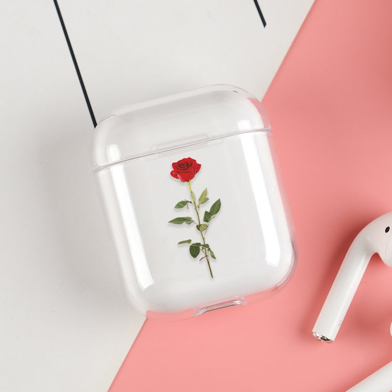 Red Rose Airpods Pro Case With Keychain Airpods Pro Case - Etsy Australia