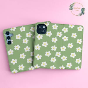 Étui portefeuille à rabat en cuir floral pour iPhone 16 15 pro max 14 plus 13 12 11 8 7 Galaxy A16 A52 5g A54 S21 S24 S23 S22 Pixel 9 6 7a wallet73