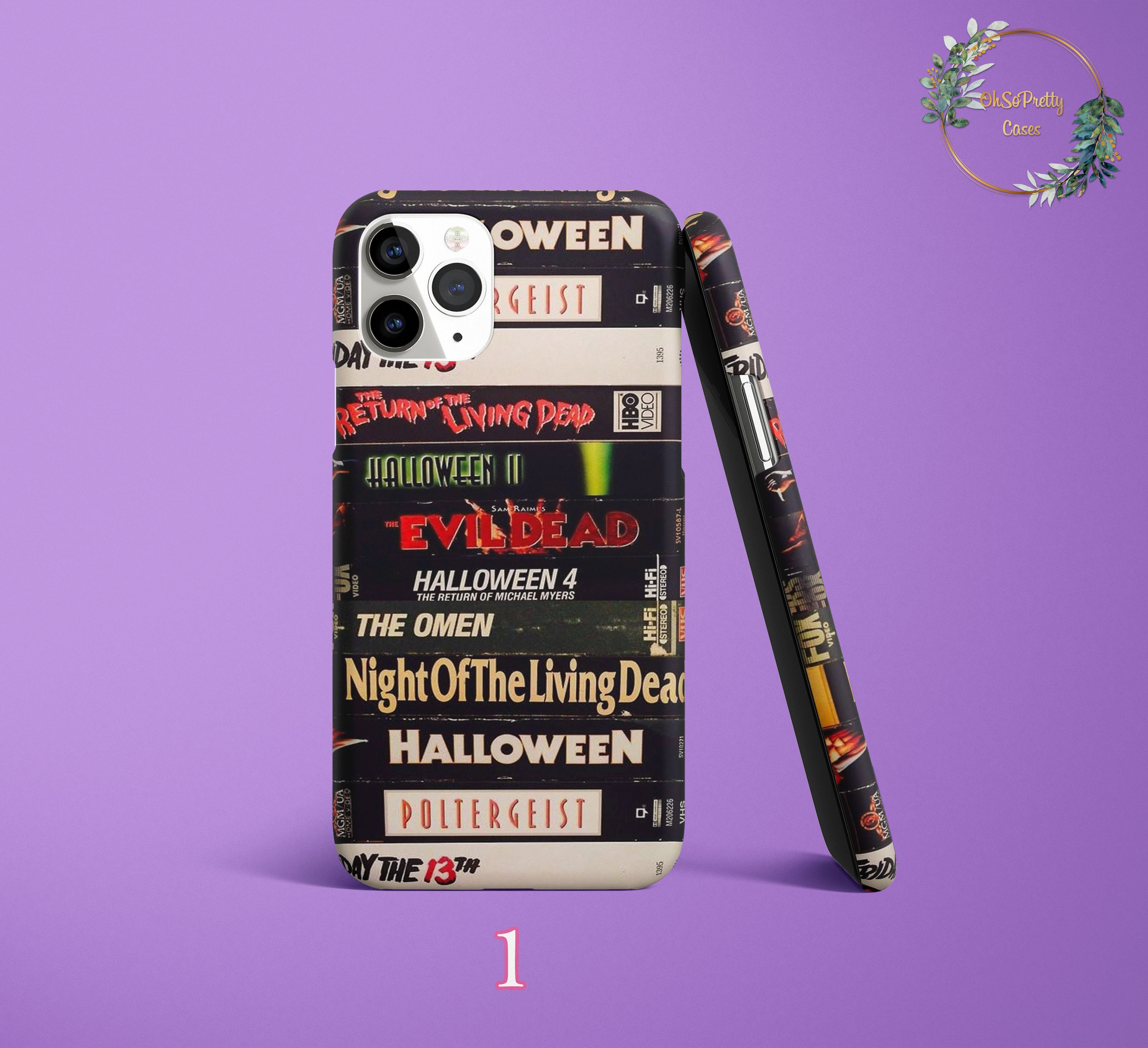Retro Horror VHS Tape Case for Samsung Galaxy S25 S24 S23 Case Fits ...