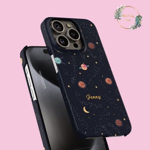 Space Planets for Galaxy S20 S10 S21 plus case Samsung Note 10 S10 case S9 plus case S9 Note 9 S8 plus Samsung A50 A70 A71 A51 S7 Hard o73