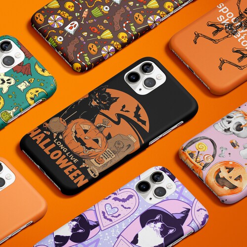 Funda de Halloween para Samsung Galaxy S23 S22 S21, compatible con Samsung Note 20 S10, S9 plus s20 Fe Ultra S9 Note 9, Samsung A50 A70 A71 hw8-