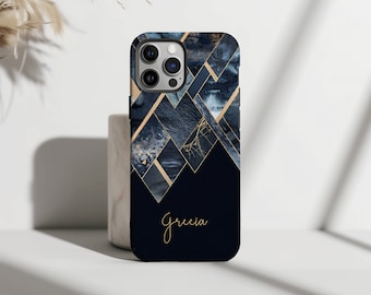 Geometric Marble for Samsung Galaxy S23 S22 S21 case Samsung Note 10 S10 case S9 plus case S9 Note 9 S8 Samsung A10 A50 A70 A40 Hard o134
