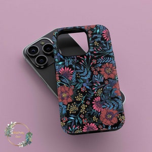 Estampado floral iPhone 17 16 Pro 15 Pro 14 Pro Max iPhone 11 Pro iPhone SE 2020 iPhone 12 Mini iPhone 7 8 iPhone XR iPhone XS Max o113