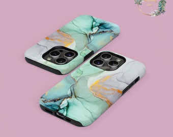 Green Marble for iPhone 15 14 13 12 Pro Max case iPhone XR case iPhone XS Max Apple Case iPhone X Case iPhone 7 8 Plus case tough case o79
