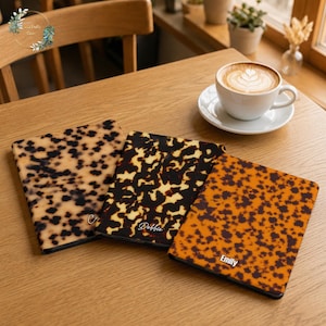 Custom Tortoiseshell case for iPad Pro 13" 2026 iPad Air M4 2026 8.3" iPad Mini 7 6 Cover, Tablet Folio 11" iPad M3 2025 10th 9th gen