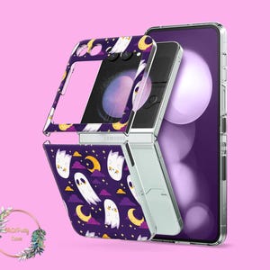 Ghost phone case for Samsung Galaxy Z Flip 7 6 3 4 5 5g phone case Moto Razr Google Pixel 9 Pro Fold Galaxy Z Fold 7 6 5 4 5G cute case o67