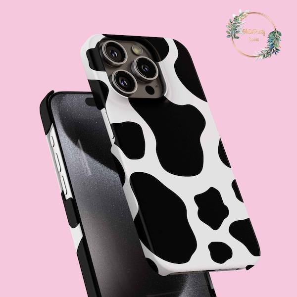 Cow Print iPhone 15 14 13 12 11 Pro Max case iPhone XR case 12 mini iPhone XS Max SE 2022 iPhone X 7 8 Plus apple Hard Tough o80