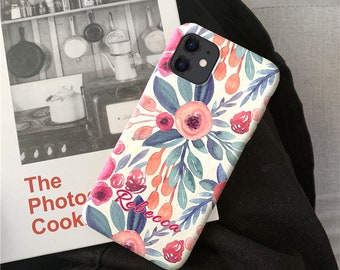Flower Floral iPhone 15 14 13 Pro iPhone 12 Pro Max iPhone 11 Pro iPhone 12 Mini iPhone 7 8 iPhone xr iPhone XS iPhone SE 2020 case 415