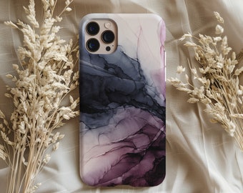 Capa para Google Pixel 8a 7a 7 Pro 6 N300 N200 XL em mármore cinza-avermelhado, OnePlus Nord 7t, Pixel 3a XL, Pixel 3a, Pixel 2, OnePlus 8 (O171).