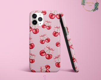 Google Pixel 8a 8 7 6a 6用チェリーボウケース Pixel 3a XLケース