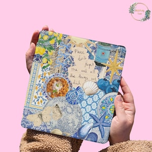 Collage Coquette case for Kindle Paperwhite 12th 11th gen 7&quot; 6.8&quot; Colorsoft 2024 Case KPW Scribe Kindle Oasis 3 Cover Kindle 2022