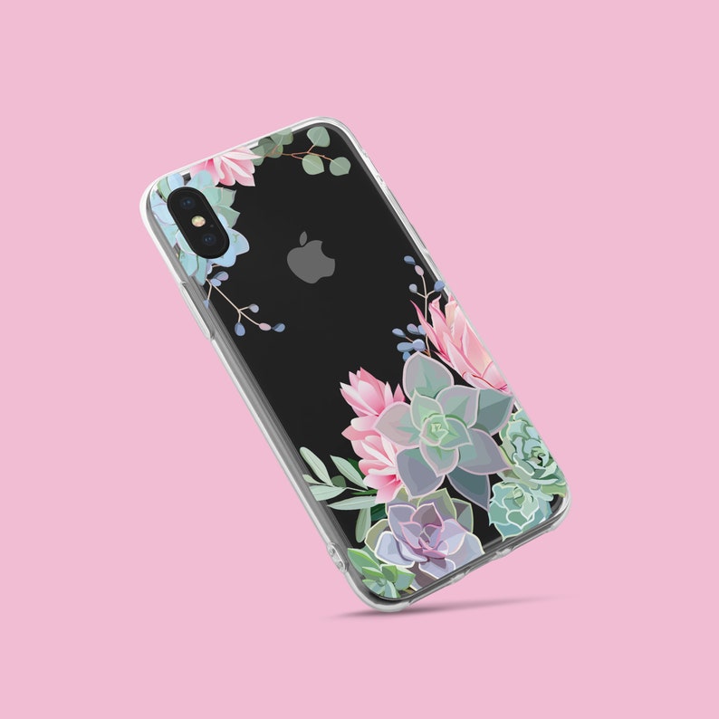 Succulents iPhone 15 14 13 12 iPhone 12 pro max iPhone 11 iPhone X max iPhone XR iPhone XS iPhone 8 plus iPhone SE 2022 apple case 44 image 3