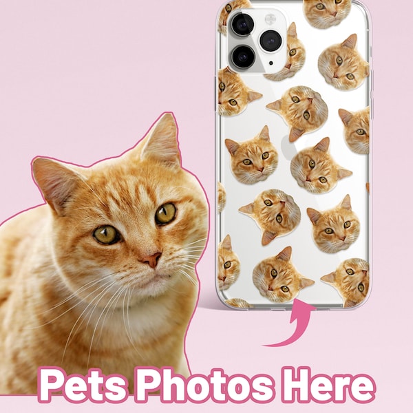 Custom Pet Photo case iPhone 13 Pro 15 pro 14 Pro Max iPhone 11 Pro iPhone SE 2022 iPhone 12 Mini iPhone 7 8 iPhone xr iPhone XS Max