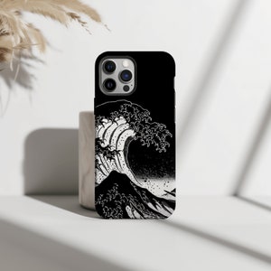 Black Wave für iPhone 15 14 13 12 11 Pro Max iPhone 12 Mini iPhone X XR iPhone XS Max iPhone 13 Pro 11 iPhone 6 7 8 iPhone SE 2022 Hülle o93