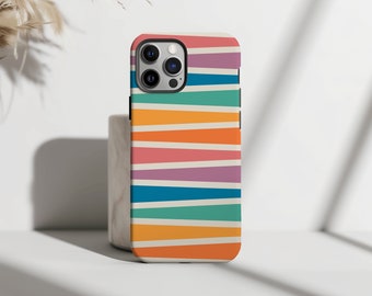 Listras coloridas para capa Samsung Galaxy S10, capa Samsung Note 10 S10 S9 plus, capa S9 Note 9 S8 plus Samsung A50 A70 A20 A30 A40 A20e Hard o117
