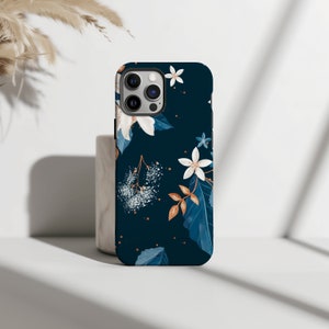 Blue Floral Google Pixel 6 3 case pixel 3a case, phone case, Google Pixel 3, pixel xl 2, Google pixel 3, OnePlus 7 Pro case, Pixel 3 XL  416