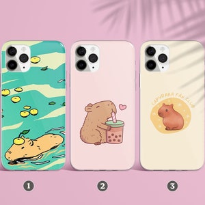 Capybara Clear case Moto G Stylus 2023 Moto G8 Power Moto Edge Plus Moto G9 Plus Moto One Action 5G Moto Z2 play Moto X4 Moto G6 Plus  cc1-