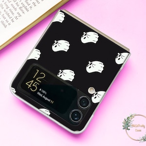 Ghosts case for Samsung Galaxy Z Flip 7 6 3 4 5 5g phone case Moto Razr Google Pixel 9 Pro Fold  Galaxy Z Fold 7 6 5 4 5G cute case o169