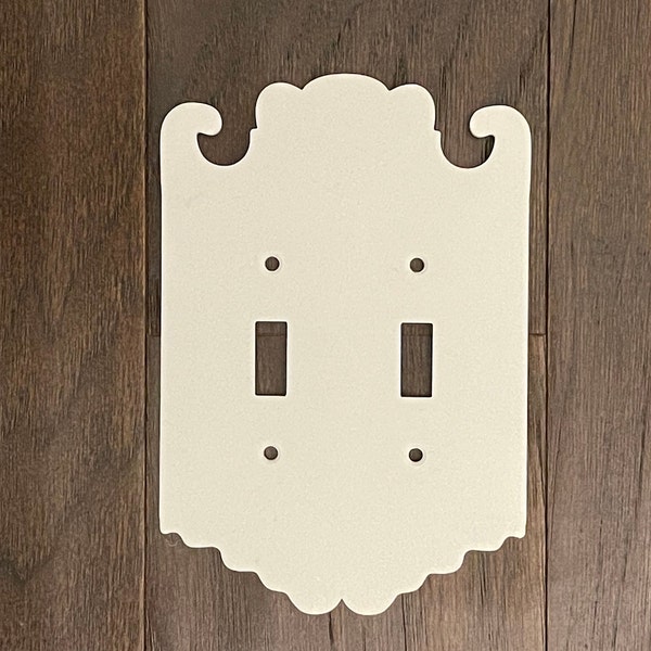 Early American - Primitive Colonial Light Switch Cover - Ready to Paint - Toggle and Paddle Switch Types Available!