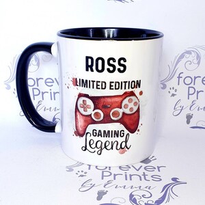 Gamer mug, gaming mug, gamer gift, gaming legend, seasonal gift, boys gift, boys gaming gift