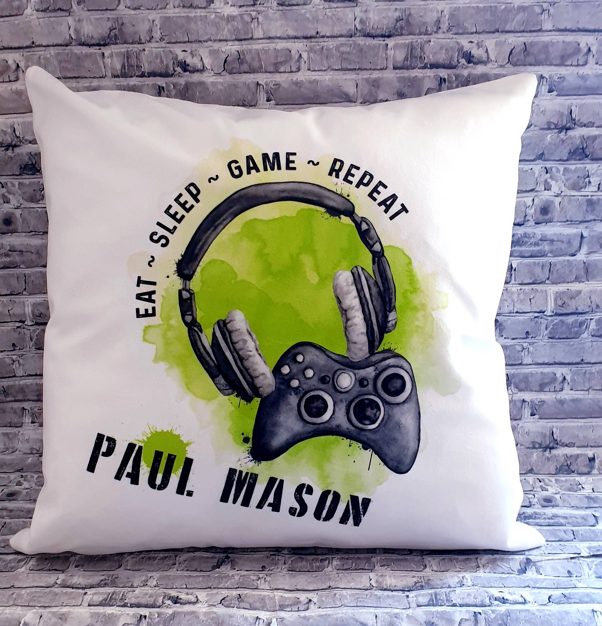 Gamer Pillow Gamer Cushion Playstation Cushion Etsy UK