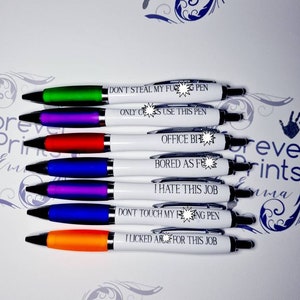 SWEARY PENS / Pack of 5 / Funny Rude Pens / Pick 'n' Mix 