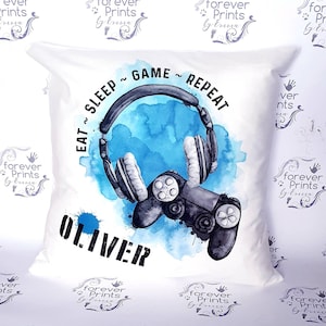 Playstation Xbox Cushion Cover/Case Quality Gamer Pillow Case UK Seller