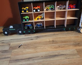 Toy monster truck storage