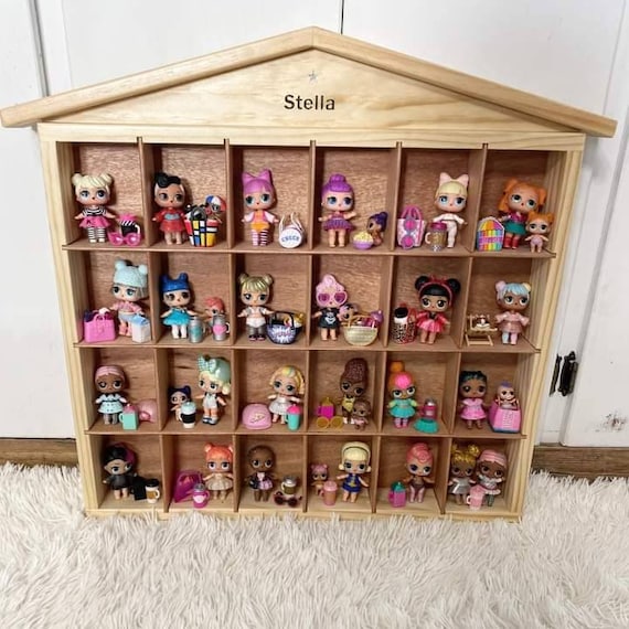 Personalized Wall Hung Doll Storage. 